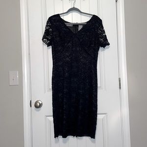 Liz Claiborne Mini Black LaceDress